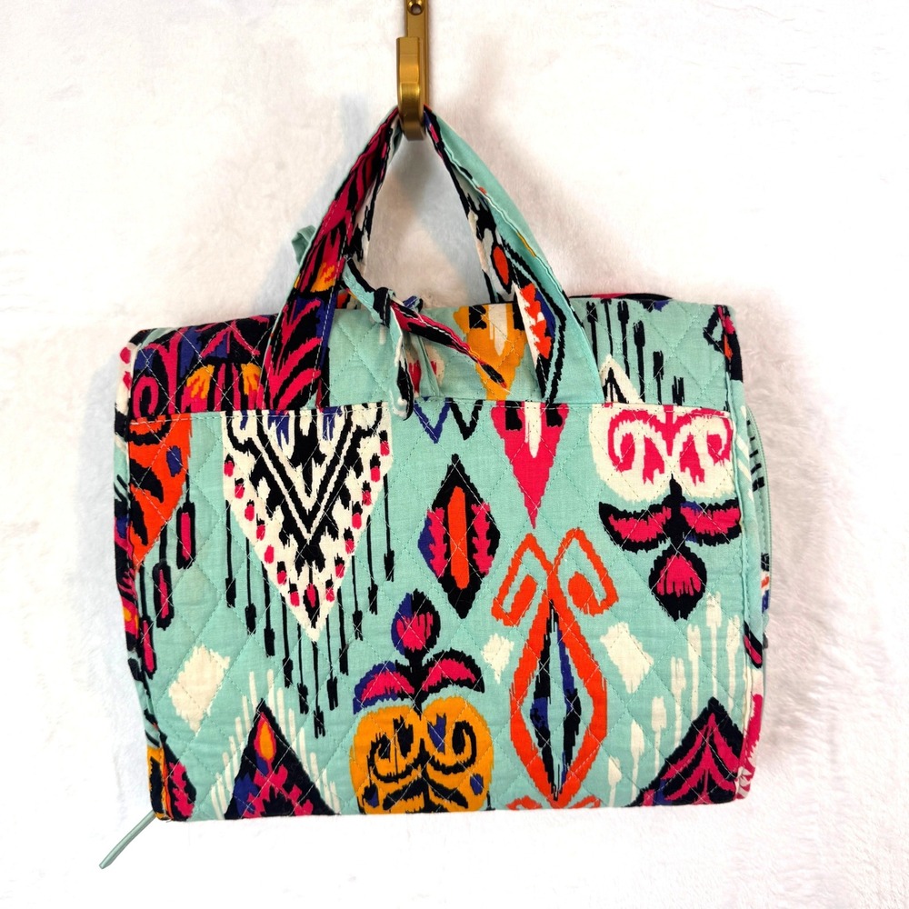Vera Bradley Hanging Travel Organizer Cosmetic Bag Makeup Toiletry Pouch Pueblo